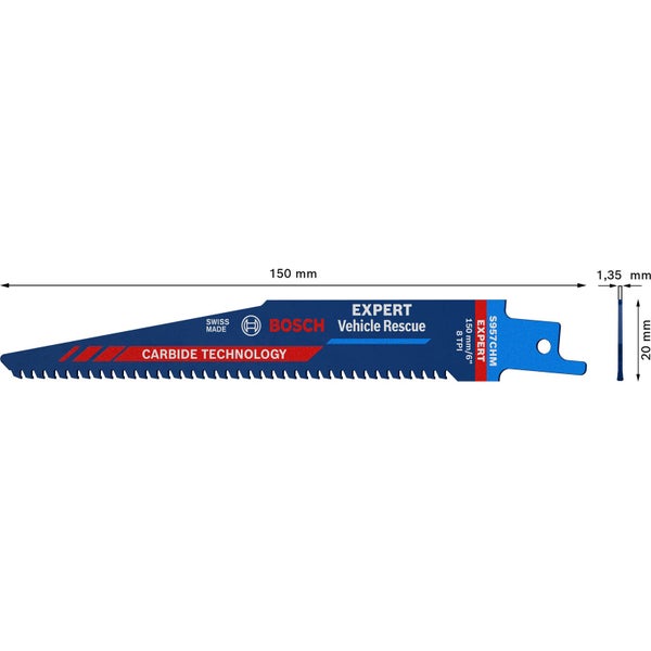Bosch Expert Vehicle Rescue S 957 CHM Säbelsägeblatt - 2608900378