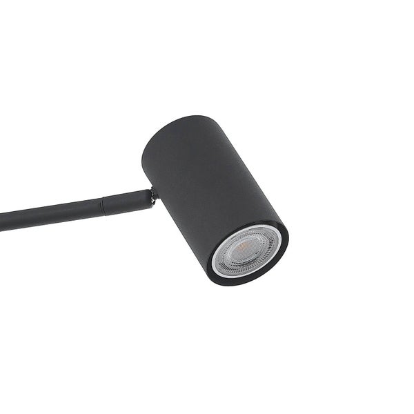 Lindby Stehlampe Sanad (Modern) in Schwarz aus Metall (1 flammig, GU10) - Stehleuchte Standleuchte Floor Lamp Wohnzimmerlampe Wohnzimmerleuchte