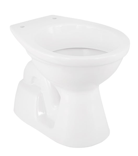 Calmwaters® Universal Stand WC mit senkrechtem Abgang, Tiefspüler Weiß, Toilette mit Spülrand, hochwertige Sanitärkeramik, Standard-Form, WC Bodenabfluss, 07AB2267