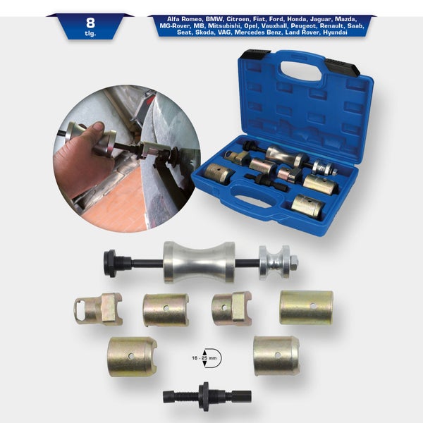 BRILLIANT TOOLS Scheibenwischerarm-Abzieher-Satz 8tlg. - BT681000