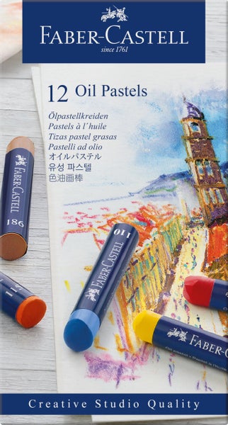 Faber Castell Ölpastellkreiden, 12er Set