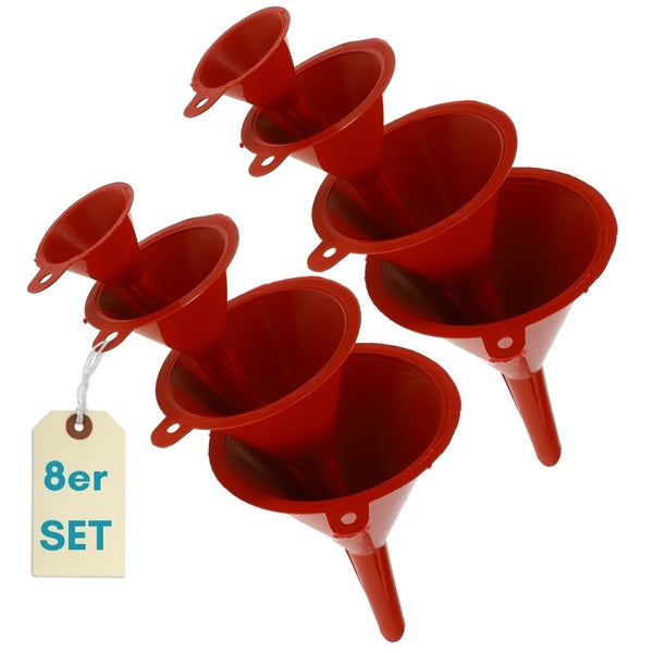 Trichter Set, 8 Stück, für vielfältige Anwendungen