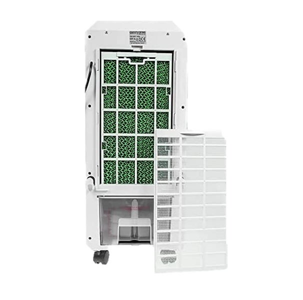 Detailansicht eines beigen Teppichs mit Rippenstruktur