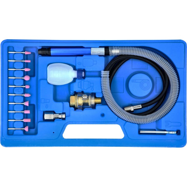 BRILLIANT TOOLS Druckluft-Stiftschleifer-Satz 16tlg. - BT160710
