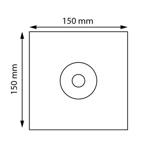 HAAS® Dehnzonenmanschette, 150 x 150 x 0,6 mm, 6611