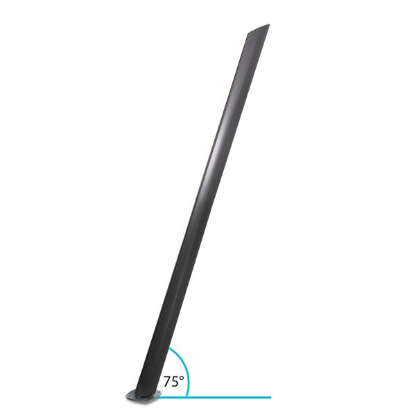 Mast Sonnensegel Anthracite Mit Standfuß 75° - Maanta® Alu Simple