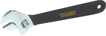 Triuso Rollgabelschlüssel mit schwarzem Griff und Millimeterskala.