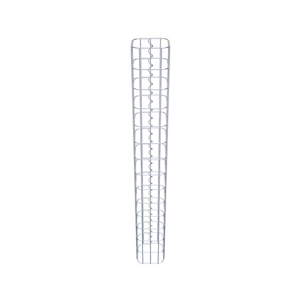 Gabionensäule 17 x 17 cm, MW 5 x 10 cm eckig - Höhe: 1,40 m