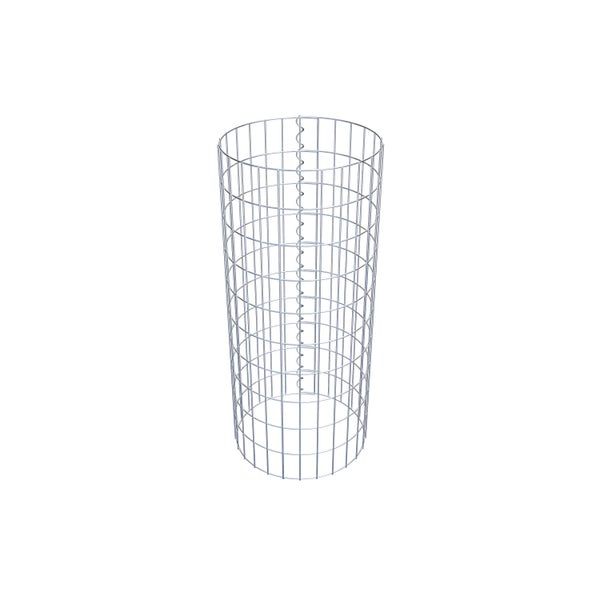 Gabionensäule Durchmesser 42 cm, MW 5 x 10 cm rund - Höhe: 1,00 m