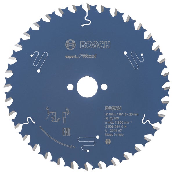 Bosch Kreissägeblatt Expert for Wood für Handkreissägen 355 x 30 x 3 mm 60 - 2608644074