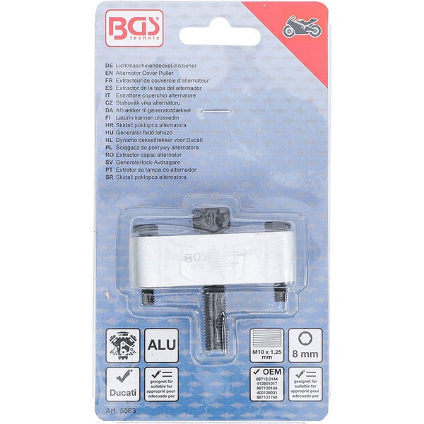 BGS Technic Lichtmaschinendeckel Abzieher aus Aluminium