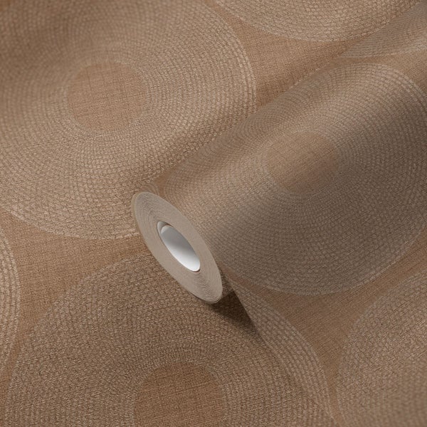 Rolle Strukturtapete mit Kreismuster