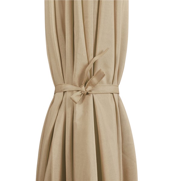 Gardine mit Bindeband