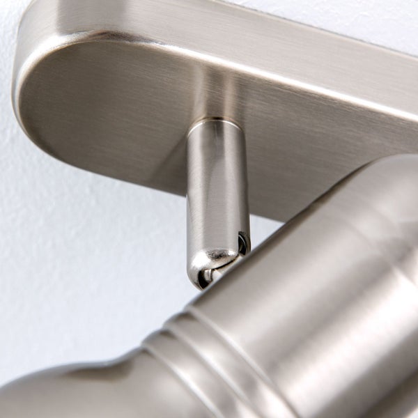 Detailansicht einer Wandleuchte aus Metall