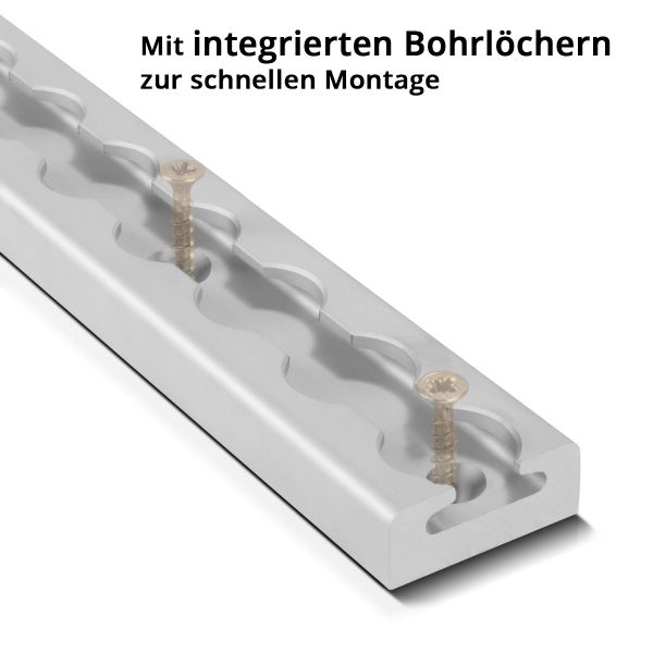 Zurrschiene 100 cm Airlineschiene Befestigungsschiene aus Aluminium