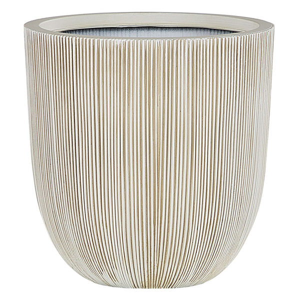 Blumenkübel CHIOS 37 cm Beige