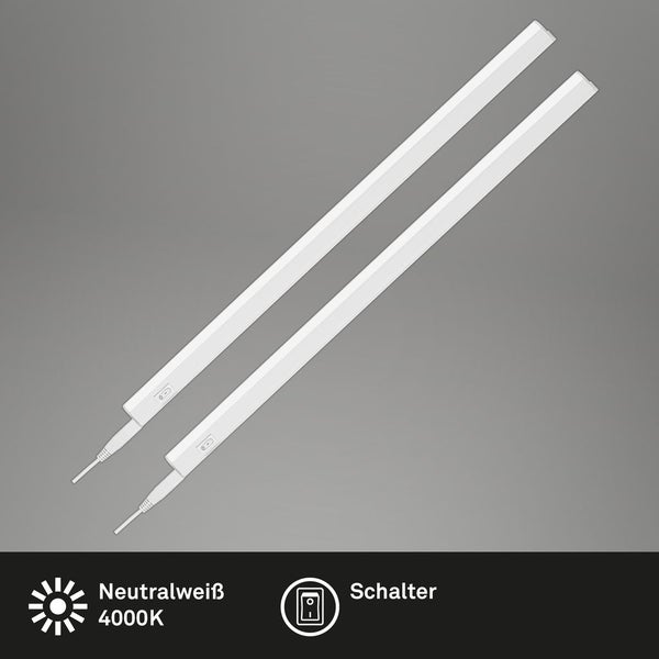 Zwei LED Unterbauleuchten