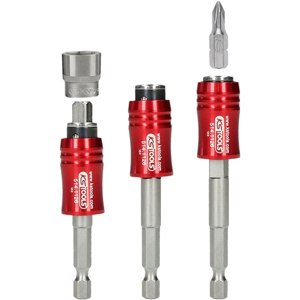 KS TOOLS 1/4 2in1 Schnellwechsel-Bithalter - 514.1126