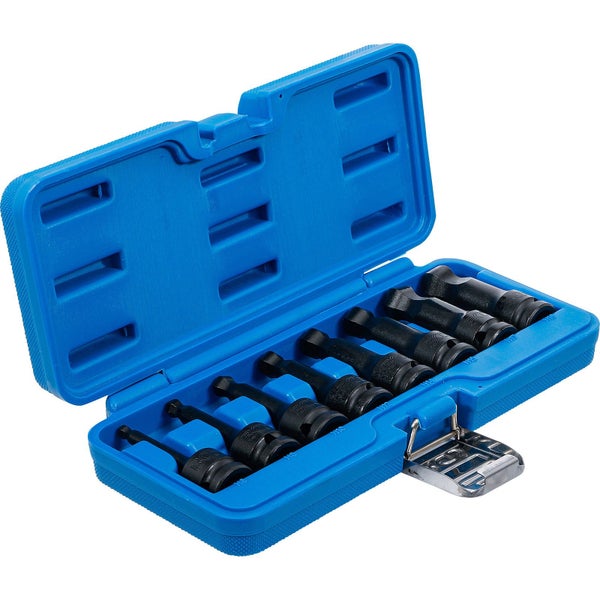 BGS Kraft-Bit-Einsatz-Satz Länge 75 mm Antrieb Innenvierkant 12,5 mm (1/2) Innensechskant mit Kugelkopf 6 - 19 mm 8tlg. - 5488