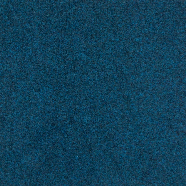 Teppichfliesen aus Nadelfilz selbstliegend Schatex Teppich Fliesen in 50x50 cm Nadelvlies Teppichboden als Fliesen blau für Büro und Messe