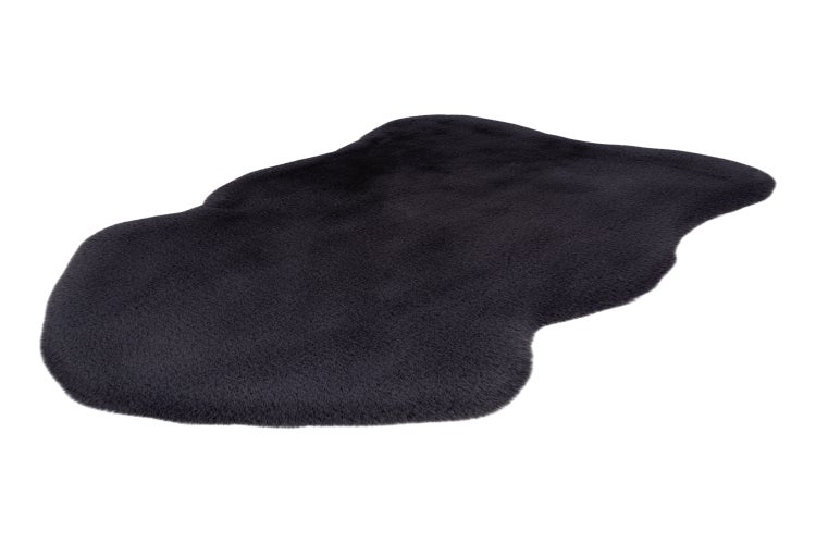 Fellimitat Teppich in unregelmäßiger Form für Wohnbereiche