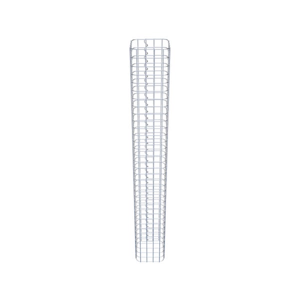 Gabionensäule 22 x 22 cm MW 5 x 5 cm eckig - Höhe: 1,70 m