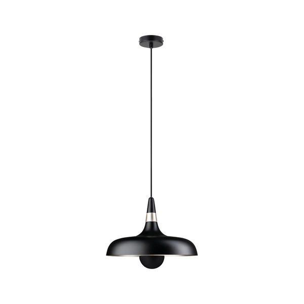 Neordic Pendelleuchte Juna E27 max. 20W Champagner, Schwarz matt dimmbar Metall