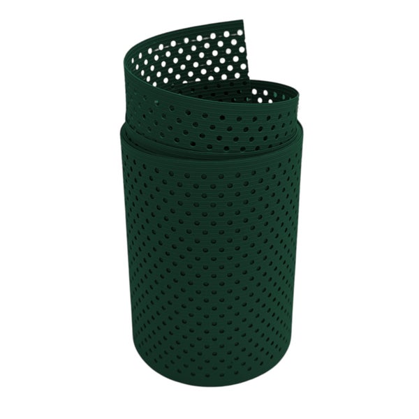 Drainagerohr gerollt mit Löchern