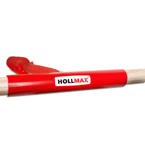 Bodenwischeraufsatz mit Holzstielansatz und Hollmax Logo.