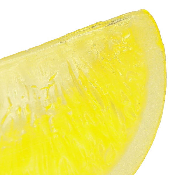 Scheibe aus Zitronenimitation