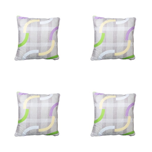 Dekokissen Tess lila - Ca. 50x50 cm - 4er-Set