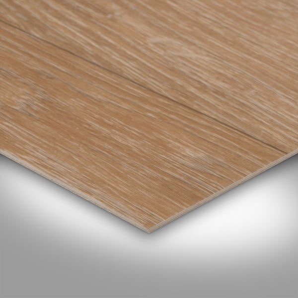 PVC Bodenbelag Meterware Holzoptik braun mit Schaumrücken 200 cm breit (Meterware)