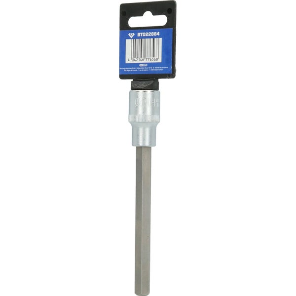 BRILLIANT TOOLS 1/2 Innensechskant Bit-Stecknuss 140 mm lang 10 mm - BT022884
