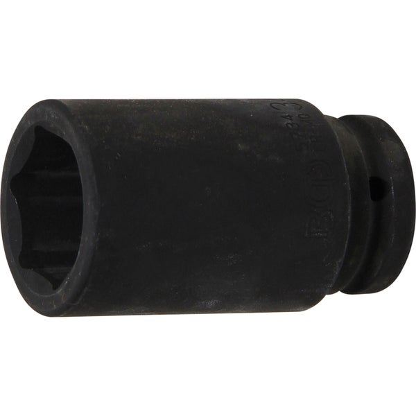 BGS Kraft-Steckschlüssel-Einsatz Sechskant tief Antrieb Innenvierkant 20 mm (3/4) SW 34 mm - 5734