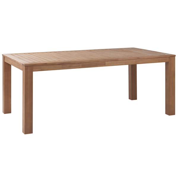 Gartentisch MONSANO 190 cm 105 cm Eukalyptusholz Braun