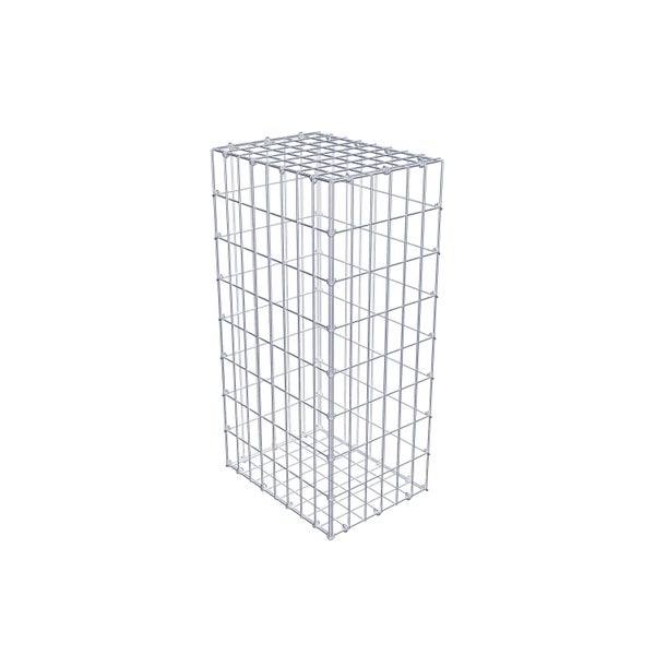 Gabione 80 cm x 40 cm x 30 cm (L x H x T), Maschenweite 5 cm x 10 cm, C-Ring
