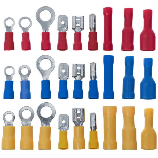 Crimpzange tectake  0,5 - 6 mm² inklusive Aufbewahrungsbox
