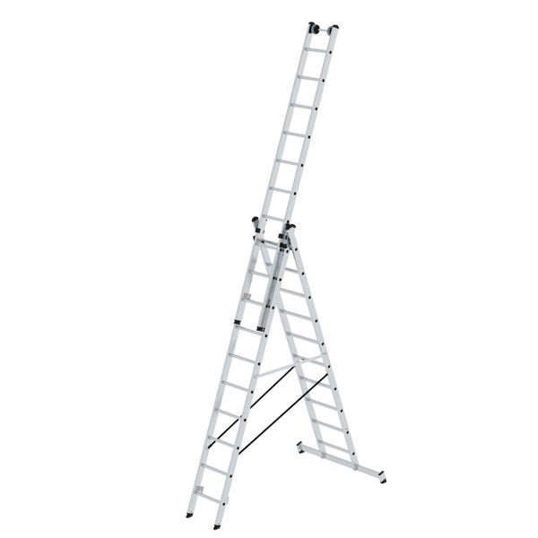 Aluminium Mehrzweckleiter in A-Form mit ausziehbarer Verlängerung