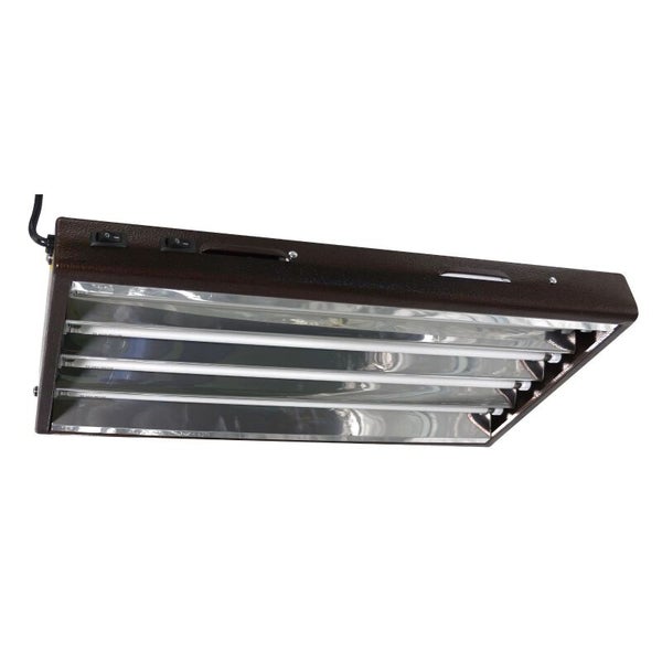 Pure Starlight T5 LSR Armatur 4x24W – Grow Anzuchtlampe für Stecklinge & Pflanzen – Geringe Wärmeentwicklung, energieeffizient – Leuchtmittel nicht enthalten