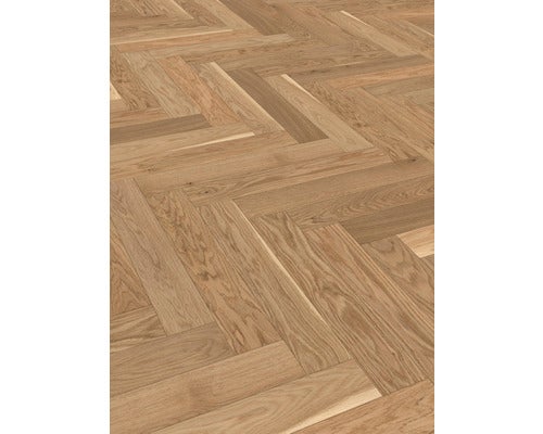 Verlegung von Parkett im Fischgrätmuster