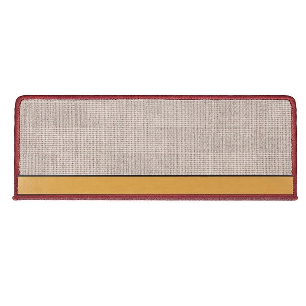 FLOORDIREKT Stufenmatte London - mit Umkettelung - Weinrot - Rechteckig - 23,5 x 65 cm