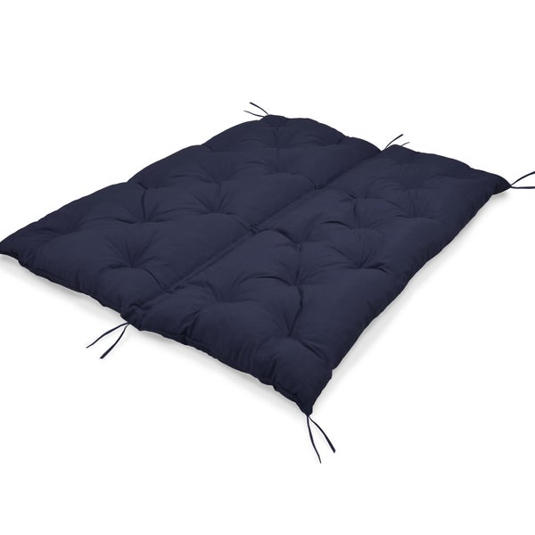 Beautissu Flair BR Bankauflage 120x50cm Dunkelblau