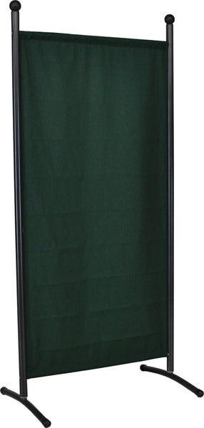 Raumteiler mit Stoffbespannung und Metallrahmen