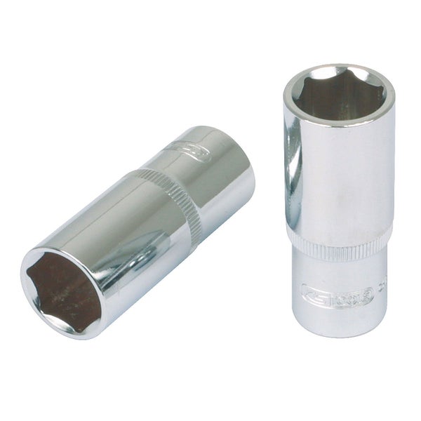 KS TOOLS 1/2 CHROMEplus Sechskant-Stecknuss lang 27 mm - 918.1257