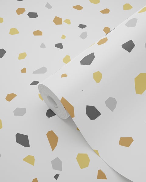 Tapetenrolle mit Terrazzo-Muster