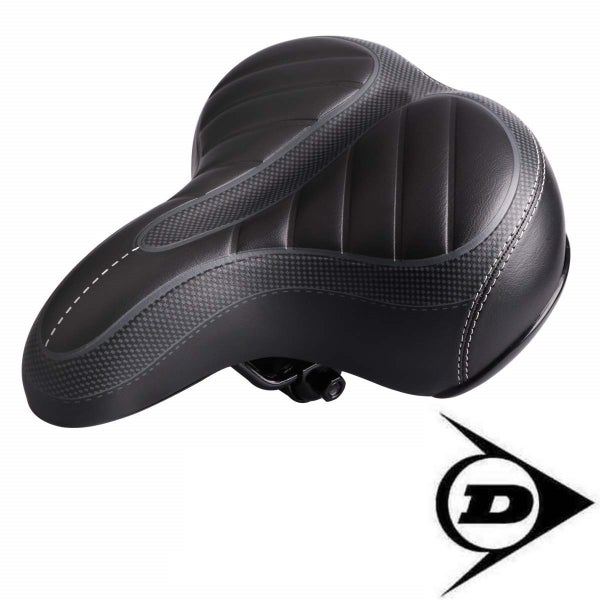 Dunlop FGS19 Cityrad Touring Gel Fahrradsattel, Damen Cityradsattel, Fahrrad Sattel