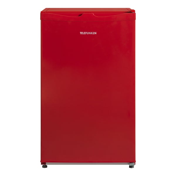 Telefunken Kühlschrank mit Gefrierfach (nur für Eiswürfel) 89 Liter Nutzinhalt Freistehend CF-33-101-R2 rot
