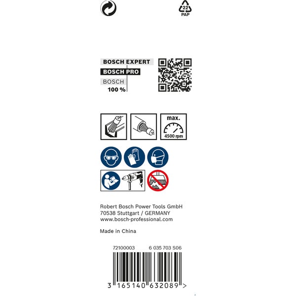Bosch PRO Stainless Steel heavy Pinselbürste 10 x 0,35 mm gerader Schaft - 2608622128