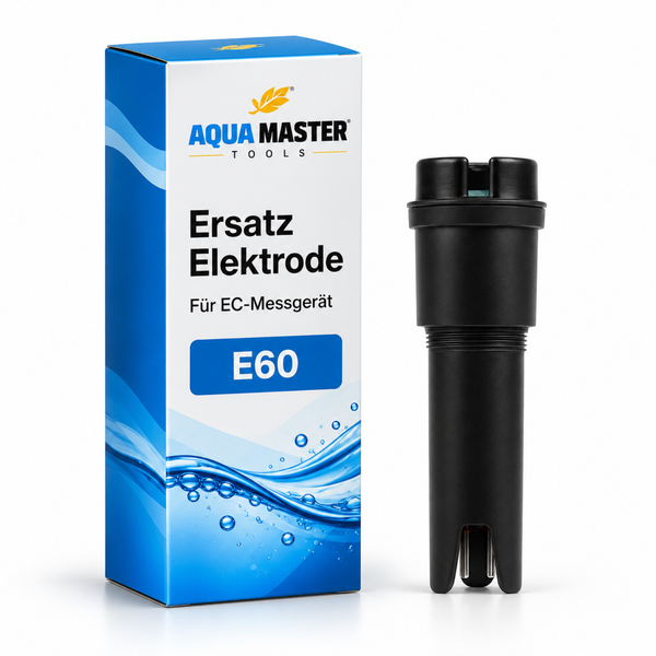 Aqua Master Tools Ersatz Elektrode E60 für EC Messgerät inklusive Produktverpackung
