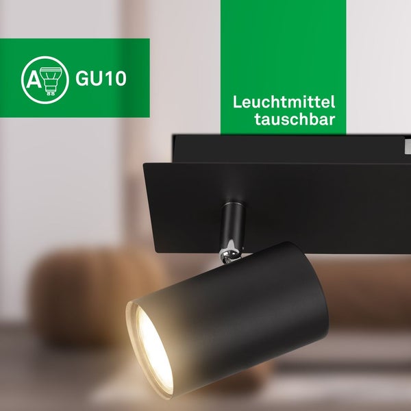 EEK A Deckenstrahler Deckenleuchte Deckenlampe Wohnzimmer Schwenkbar Flurlampe